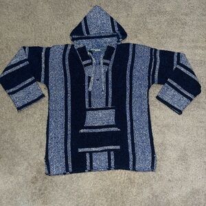Baja Mexican navy blue hoodie